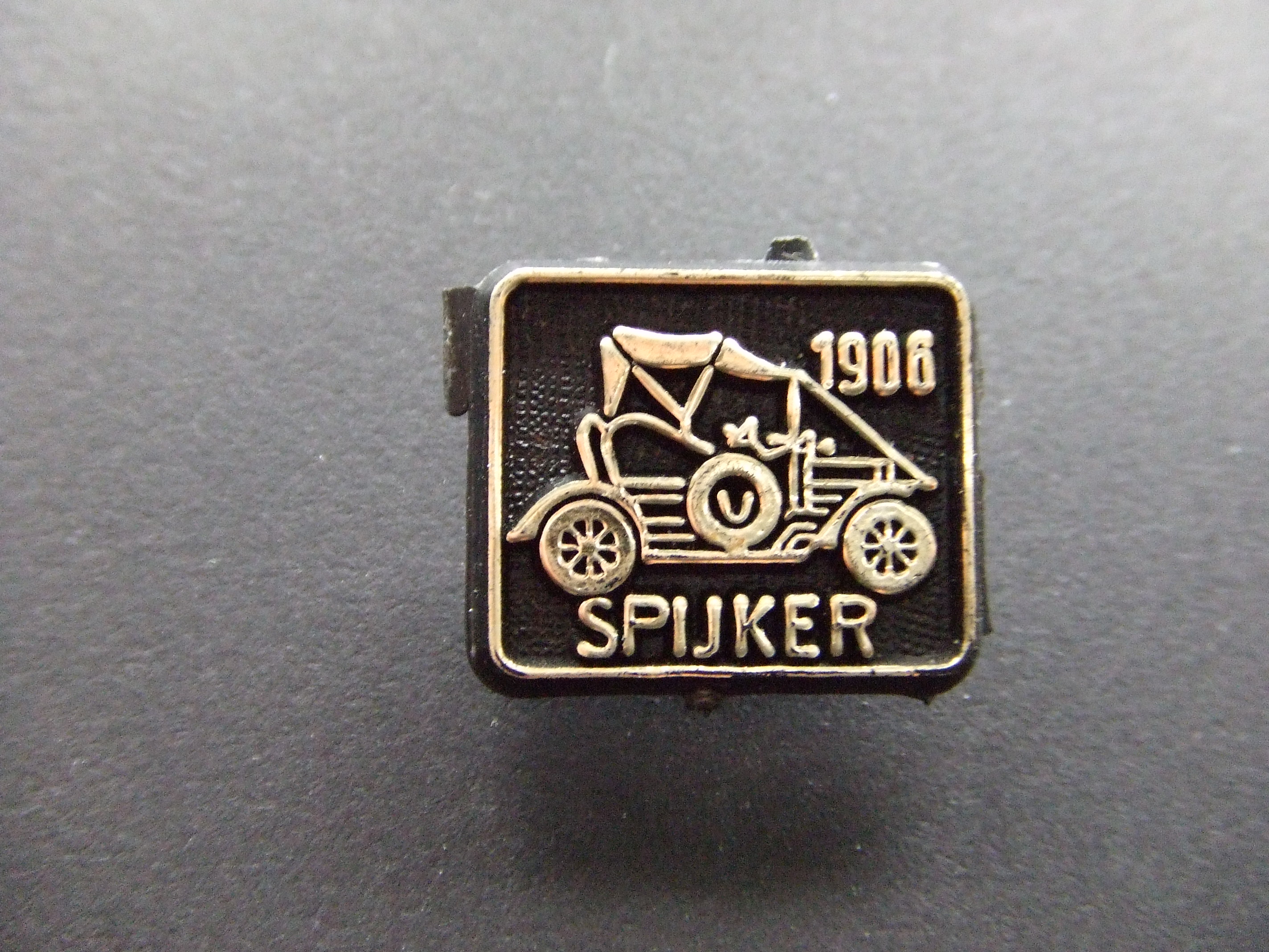 Spyker 1906 oltimer zwart